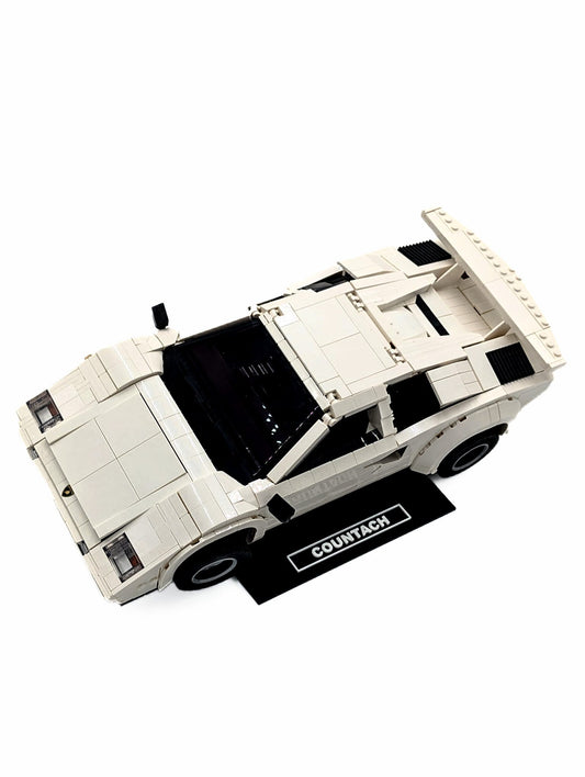 Display Stand for LEGO® Lamborghini Countach (10337)