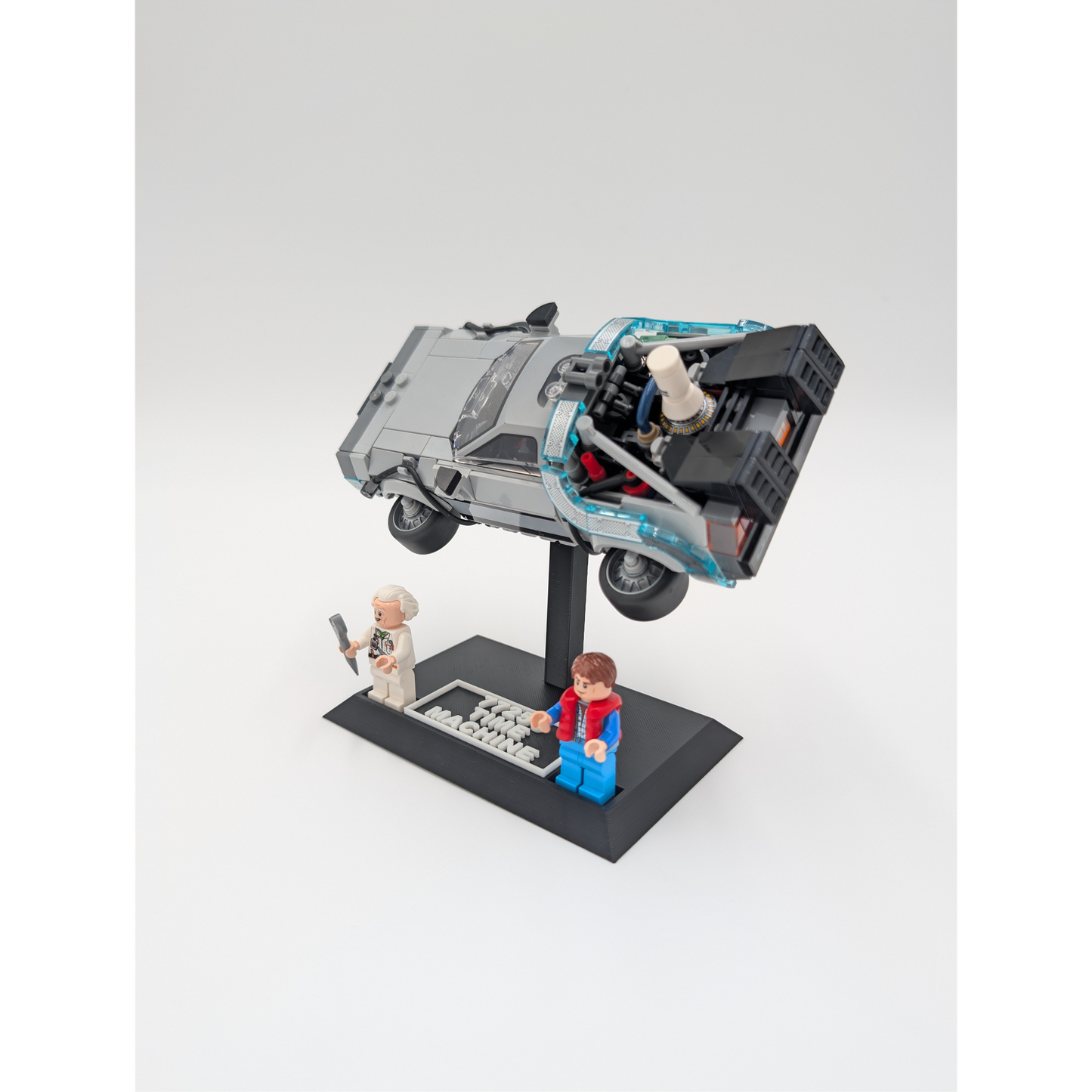 Display Stand for LEGO® Back To The Future DeLorean (77256)