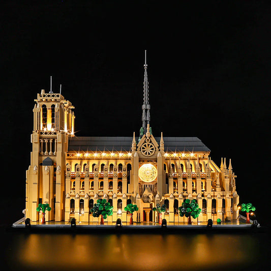 Light kit LEGO® Notre-Dame de Paris (21061) front