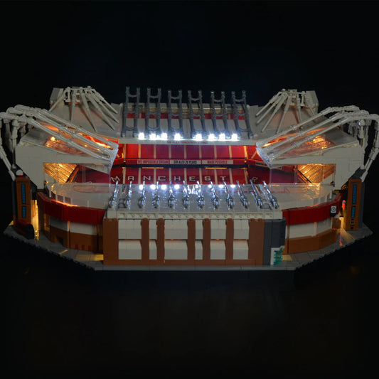 Light KIt for LEGO set 10272 Old Trafford side view