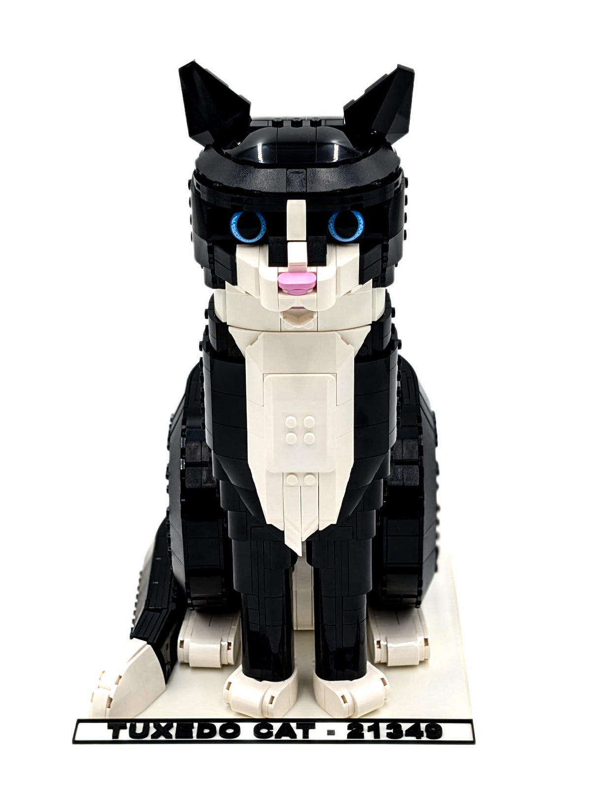 Display Stand for LEGO® Tuxedo Cat (21349)