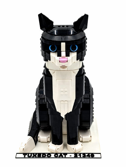 Display Stand for LEGO® Tuxedo Cat (21349)