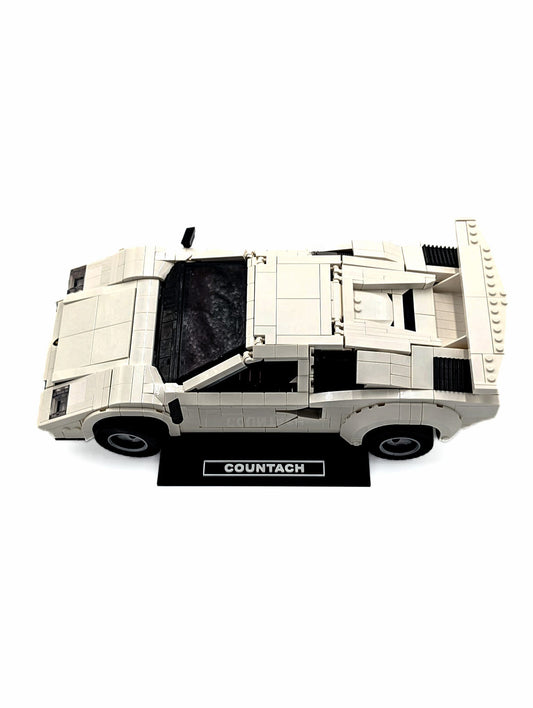 Display Stand for LEGO® Lamborghini Countach (10337)