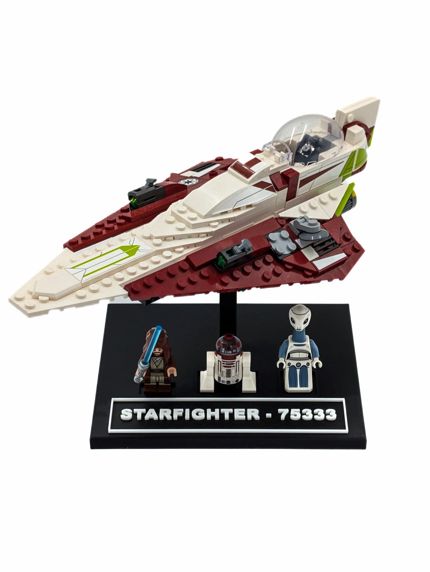 Display Stand for LEGO® Obi-Wan Kenobi Jedi Starfighter (75333)