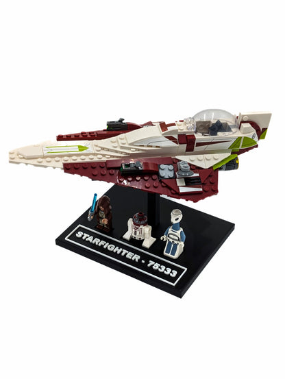 Display Stand for LEGO® Obi-Wan Kenobi Jedi Starfighter (75333)
