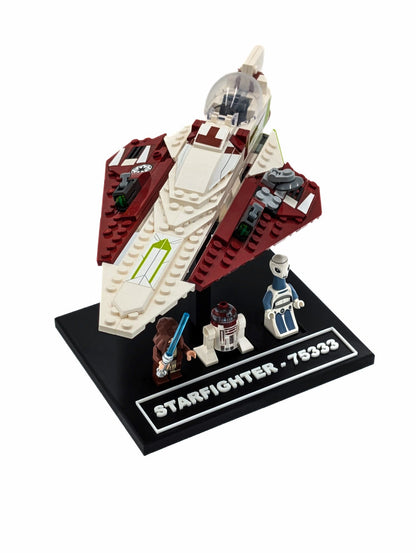Display Stand for LEGO® Obi-Wan Kenobi Jedi Starfighter (75333)