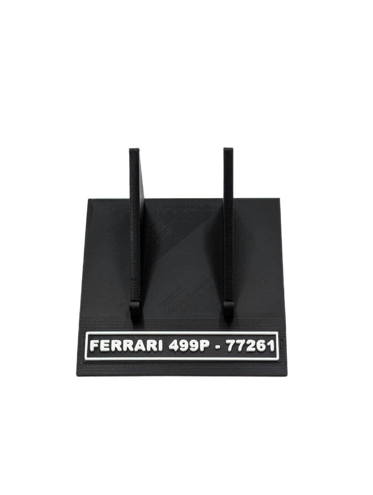 Black display stand for LEGO® Ferrari 499P 77261