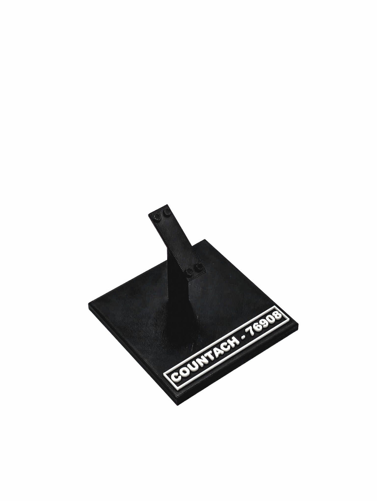 Black display stand for LEGO® Lamborghini Countach 76908
