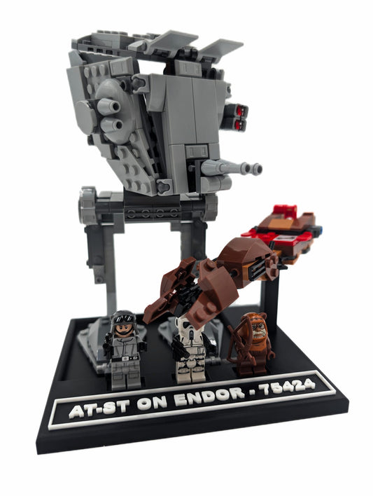 Display Stand for LEGO® AT-ST Attack on Endor (75424)
