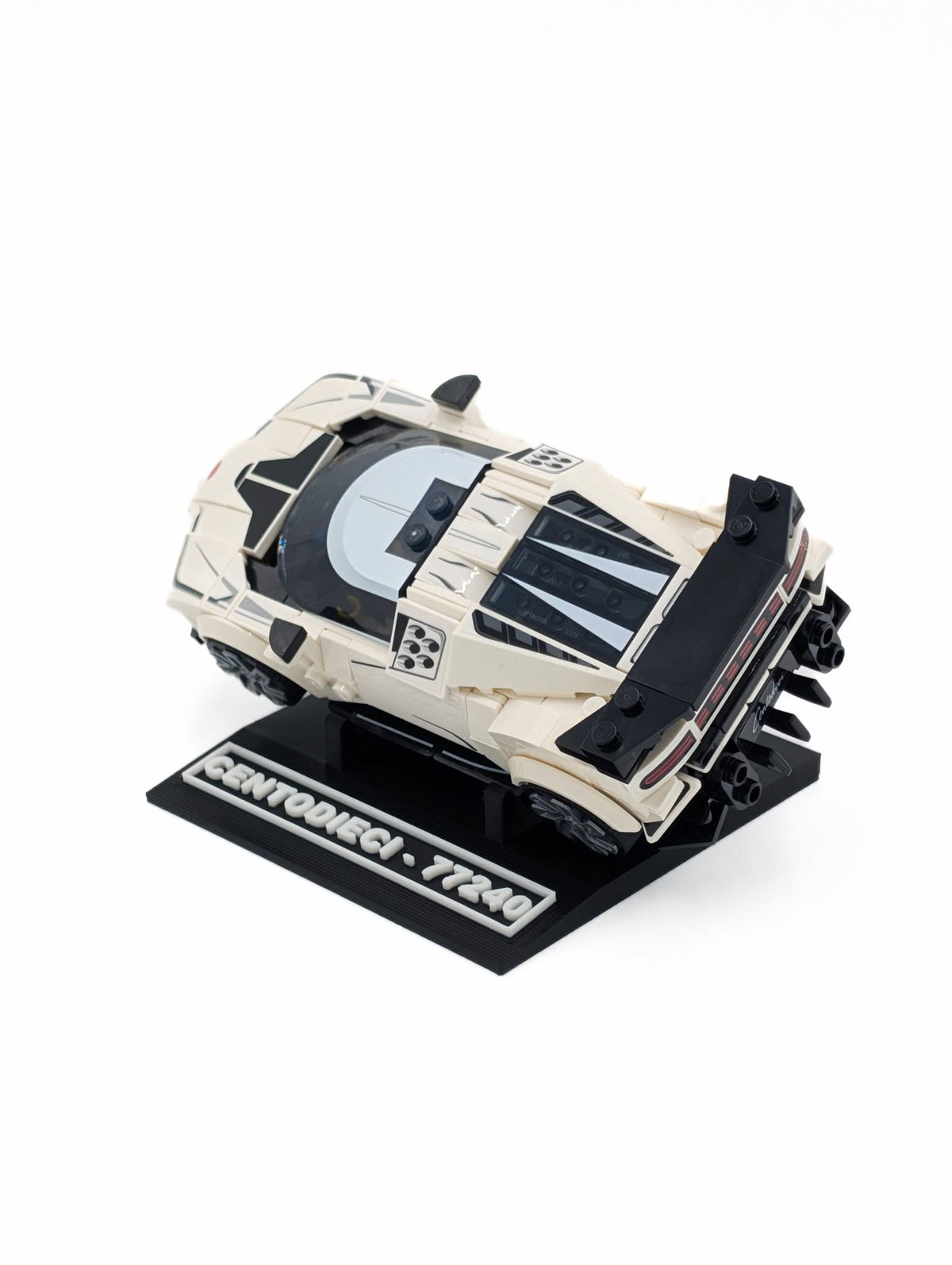 Display Stand for LEGO® Bugatti Centodieci (77240)
