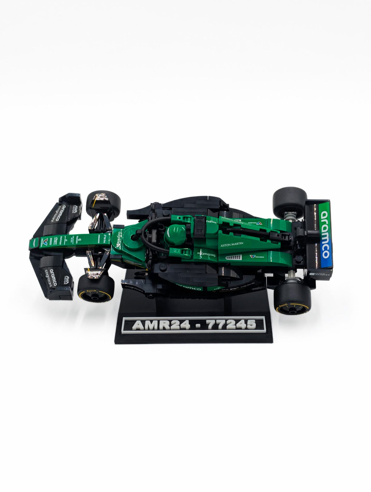 Display Stand for LEGO® Aston Martin AMR24 F1 Car (77245)