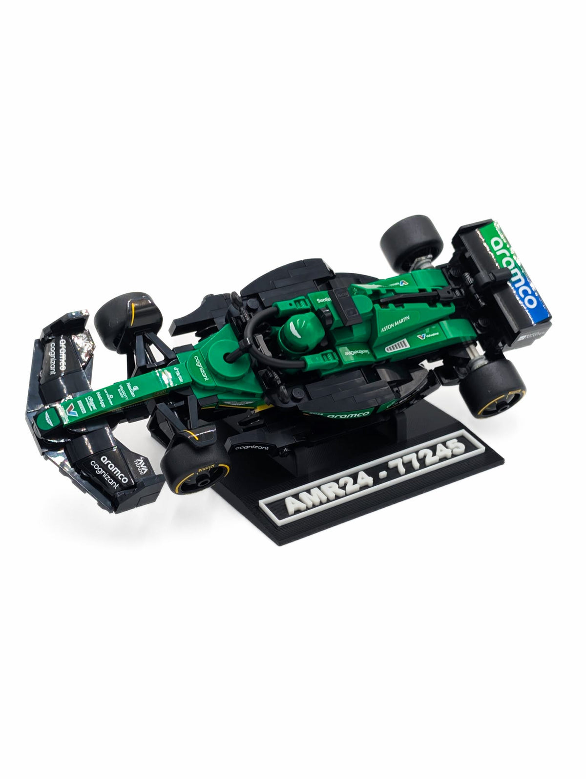 Display Stand for LEGO® Aston Martin AMR24 F1 Car (77245)