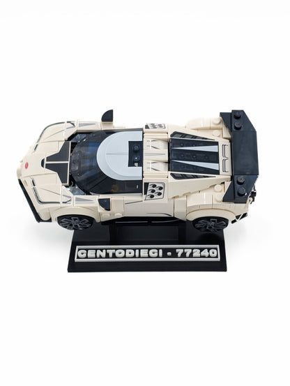 Display Stand for LEGO® Bugatti Centodieci (77240)