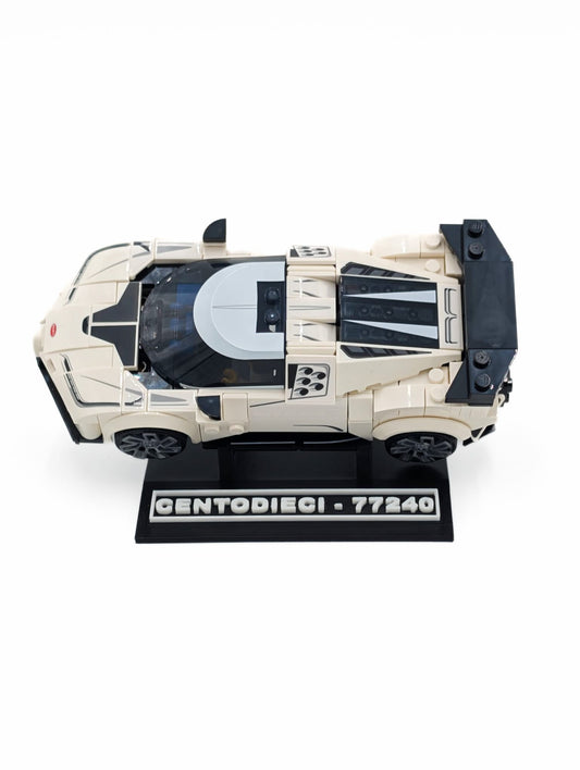 Display Stand for LEGO® Bugatti Centodieci (77240)