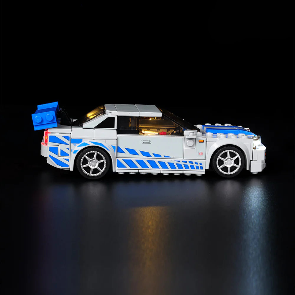 Light Kit for LEGO® 2 Fast 2 Furious Nissan Skyline GT-R R34 (76917)