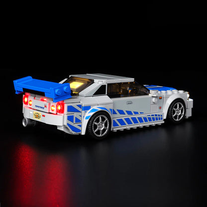 Light Kit for LEGO® 2 Fast 2 Furious Nissan Skyline GT-R R34 (76917)