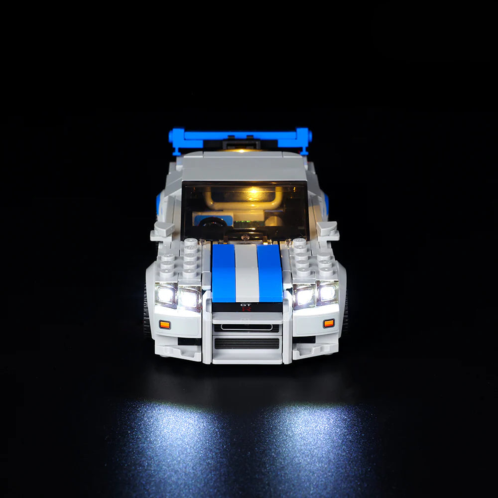 Light Kit for LEGO® 2 Fast 2 Furious Nissan Skyline GT-R R34 (76917)