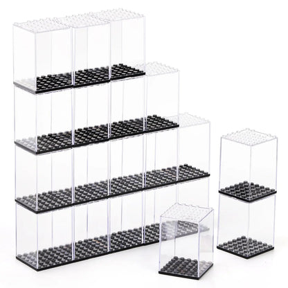 LEGO MINI FIGURE MINIFIGURE DISPLAY CASE STACKABLE
