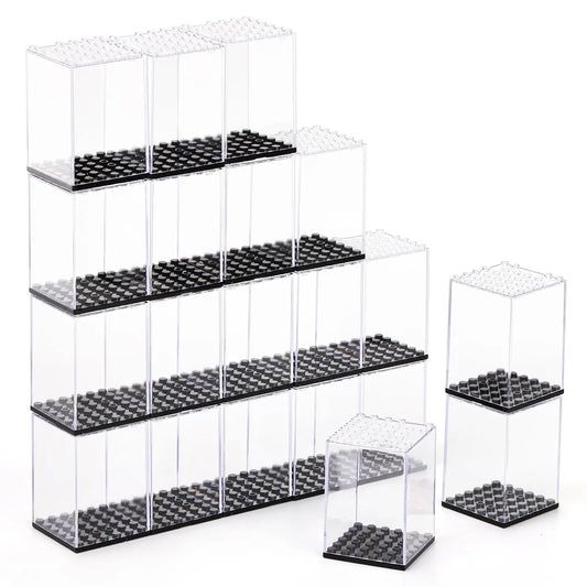 LEGO MINI FIGURE MINIFIGURE DISPLAY CASE STACKABLE