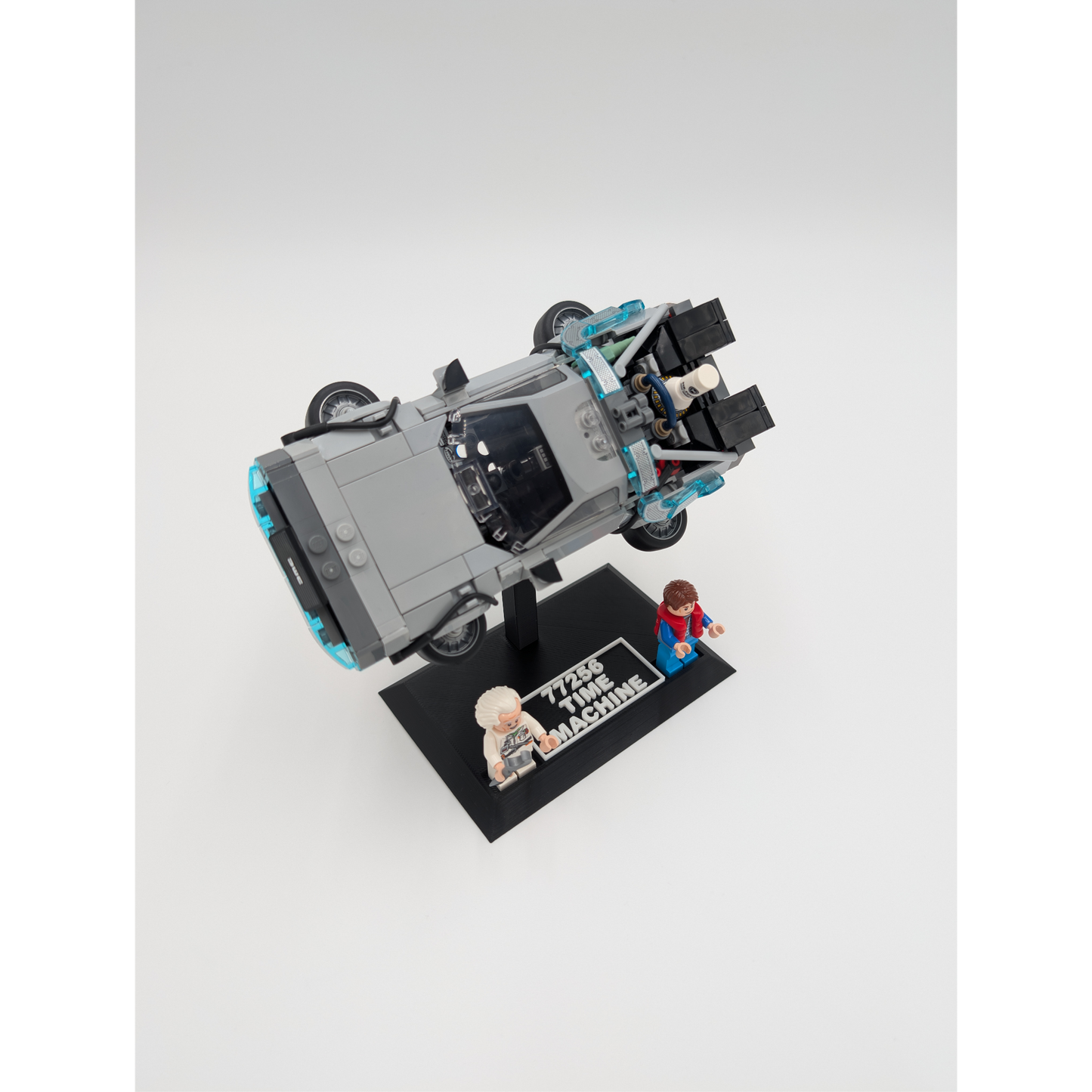 Display Stand for LEGO® Back To The Future DeLorean (77256)