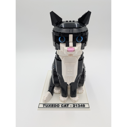 Display Stand for LEGO® Tuxedo Cat (21349)